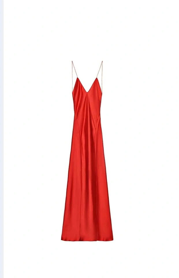 NEW satin dress ZARA size S