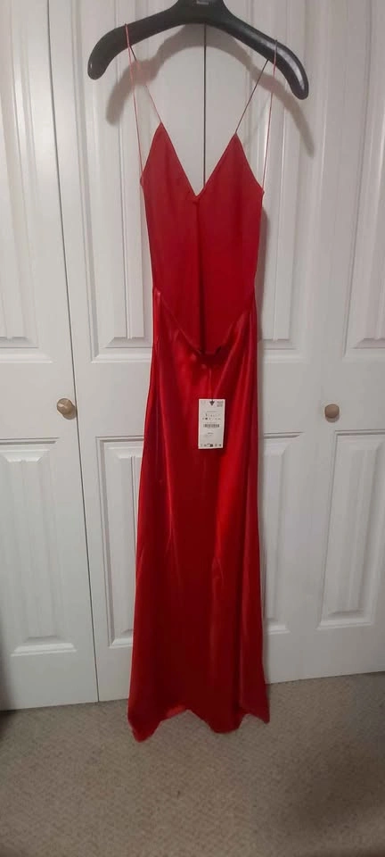NEW satin dress ZARA size S - photo 2