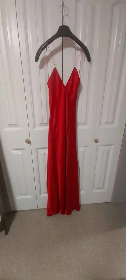 NEW satin dress ZARA size S - photo 3