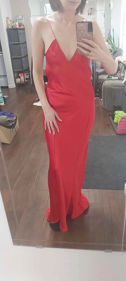 NEW satin dress ZARA size S - photo 4
