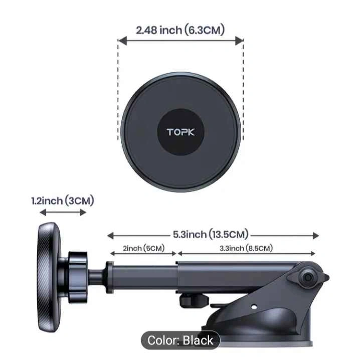 TOPK D48X Magnetic Car Phone Holder - Only $20 - photo 3