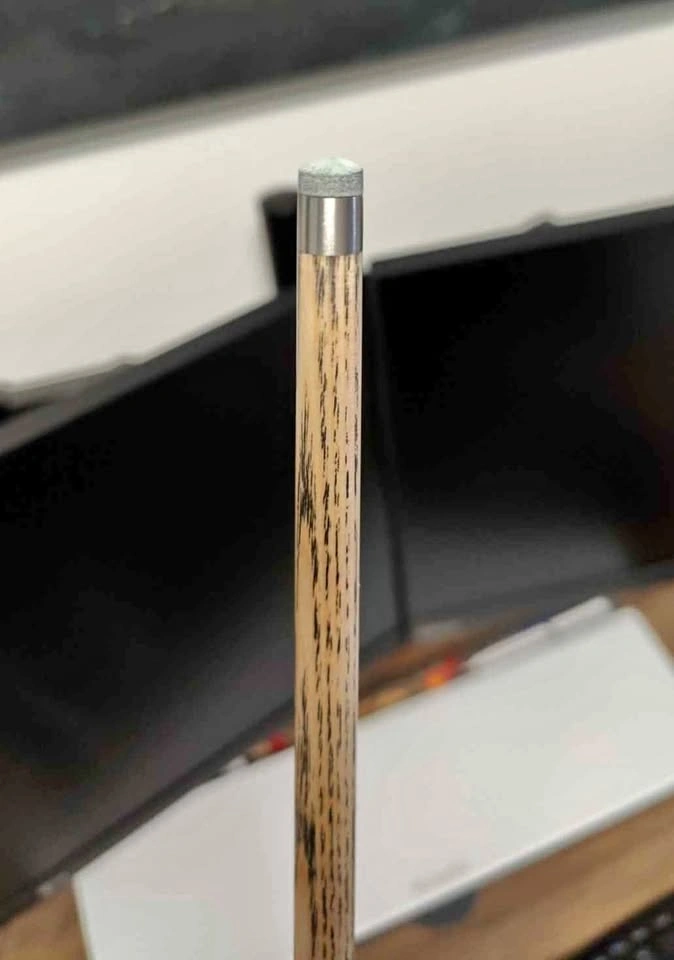 Snooker/Pool Cue Refinish & Refresh - Tip Install