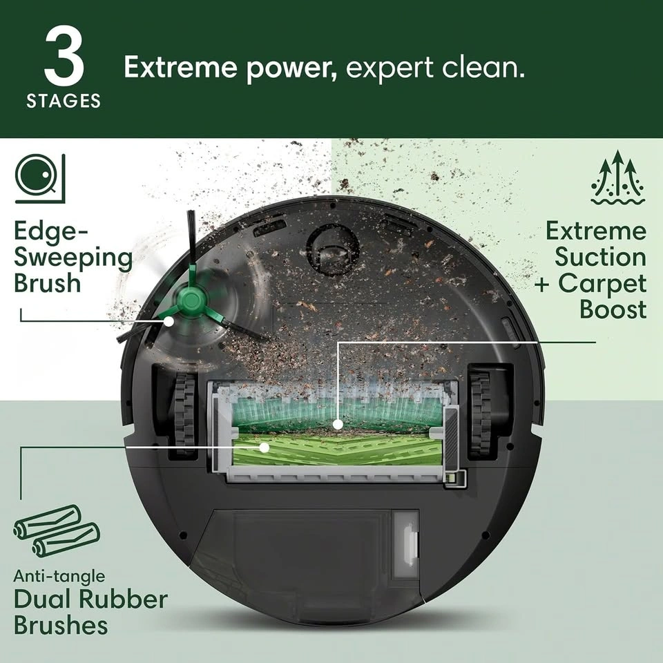 iRobot Roomba Plus 504 Vac Robot + AutoEmpty Dock - photo 3