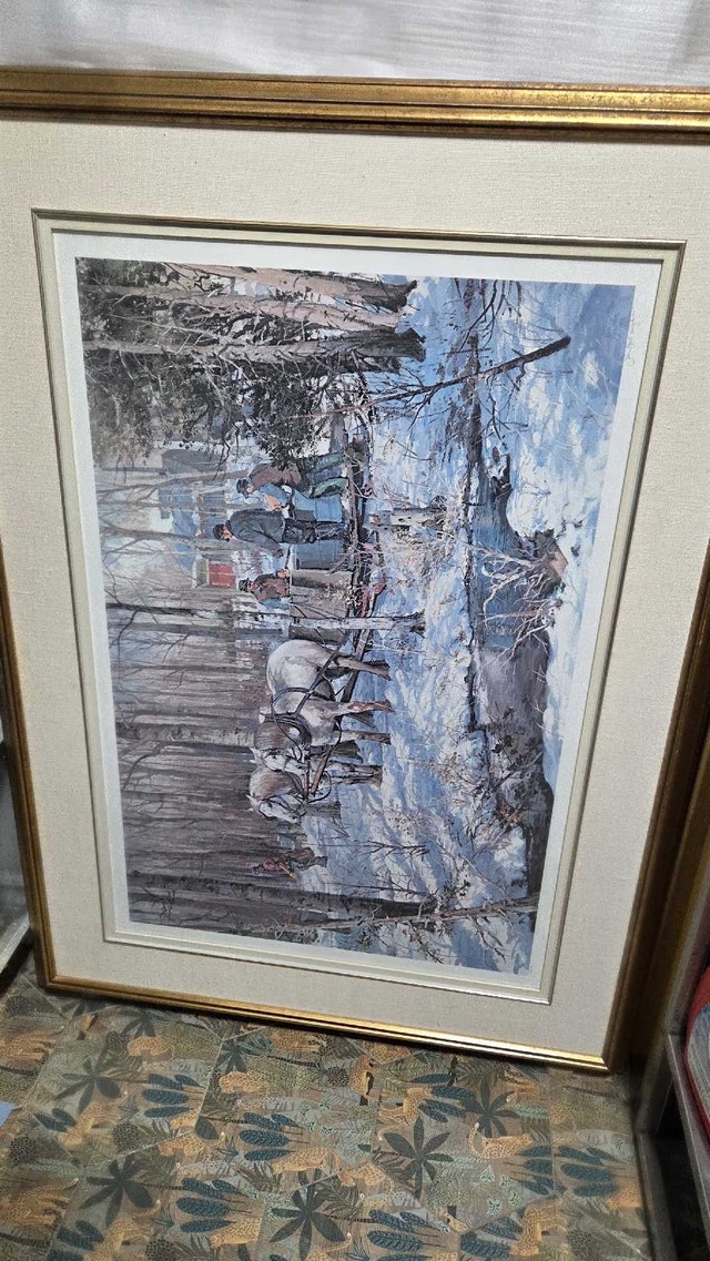 Large vintage frame, Peter Etril Snyder