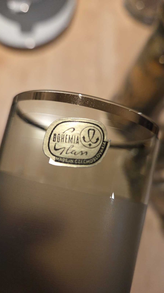 Bohemia Jug and 6 glasses, 1970 - photo 3