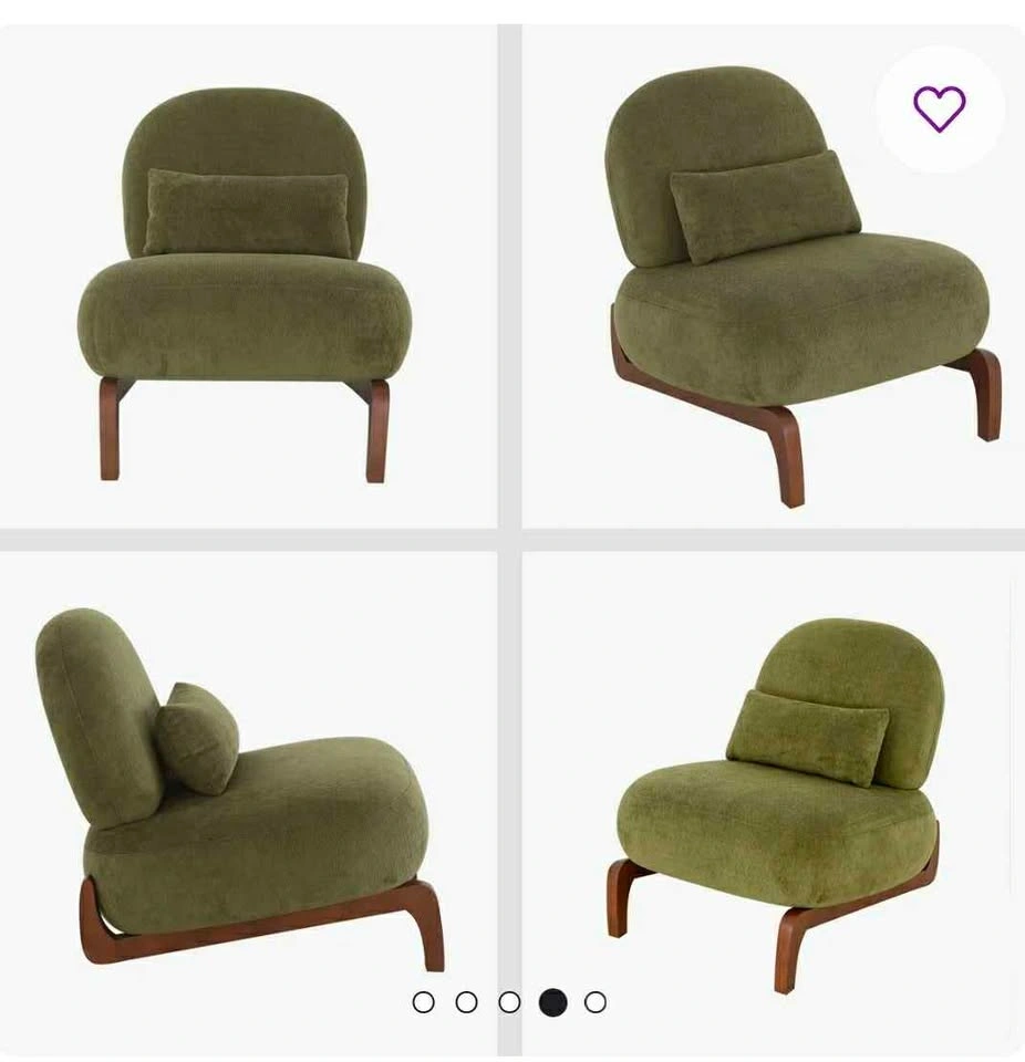 BNIB The Ultimate Cozy Corner: Modern Velvet Accent Chair - photo 5