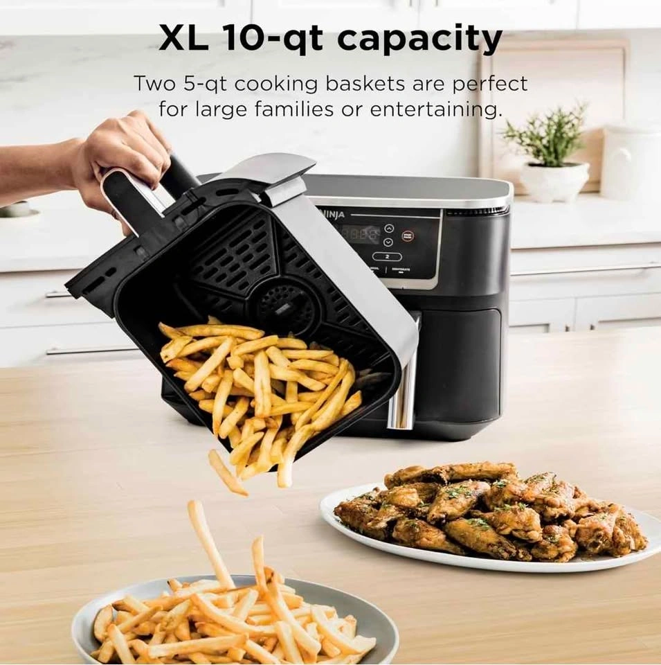 Ninja Foodi 10 QT 6-in-1 DualZone Smart XL Air Fryer - photo 4