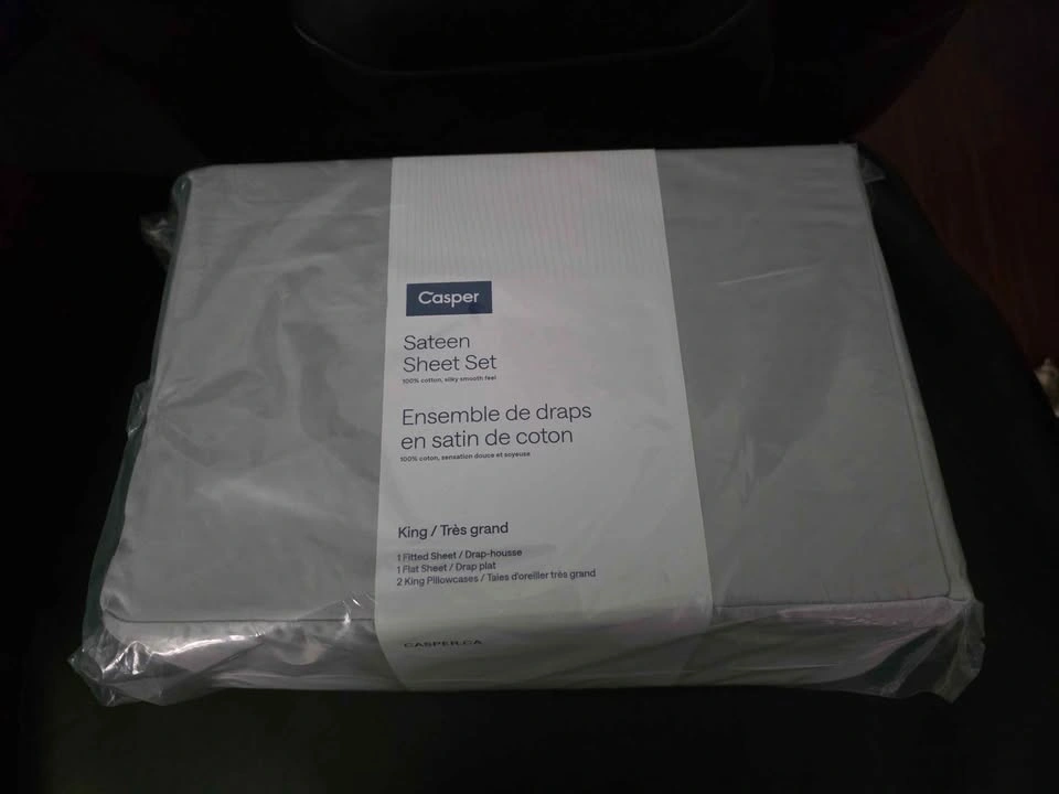 BNIB King Casper Sateen Sheet Set - photo 2