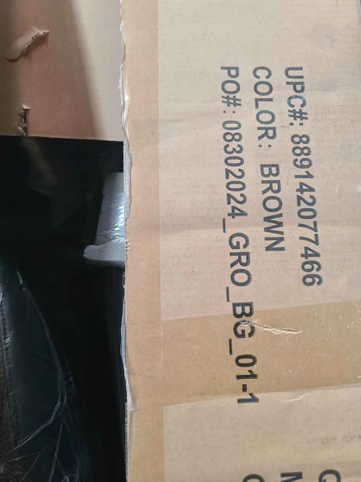 BNIB Black & Brown Leather Office Chair - photo 3