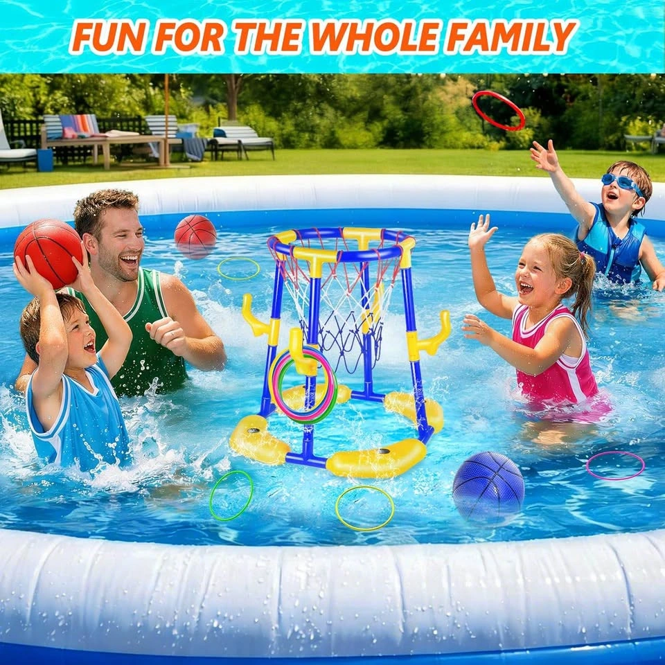 Doviden 2-in-1 Floating Pool Hoop & Ring Toss - photo 2