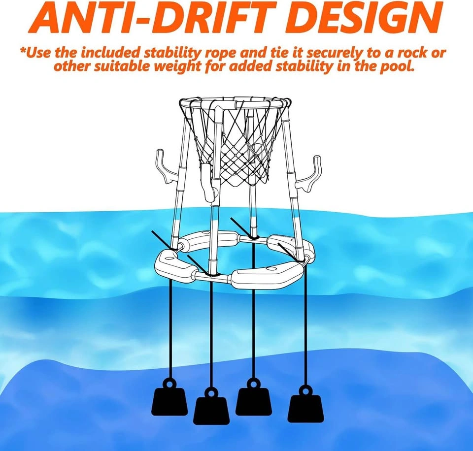 Doviden 2-in-1 Floating Pool Hoop & Ring Toss - photo 5