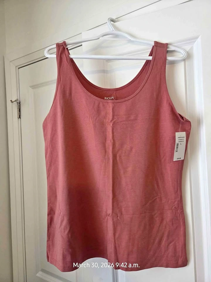 New with Tags Ricki's Pink Tank Top (L)
