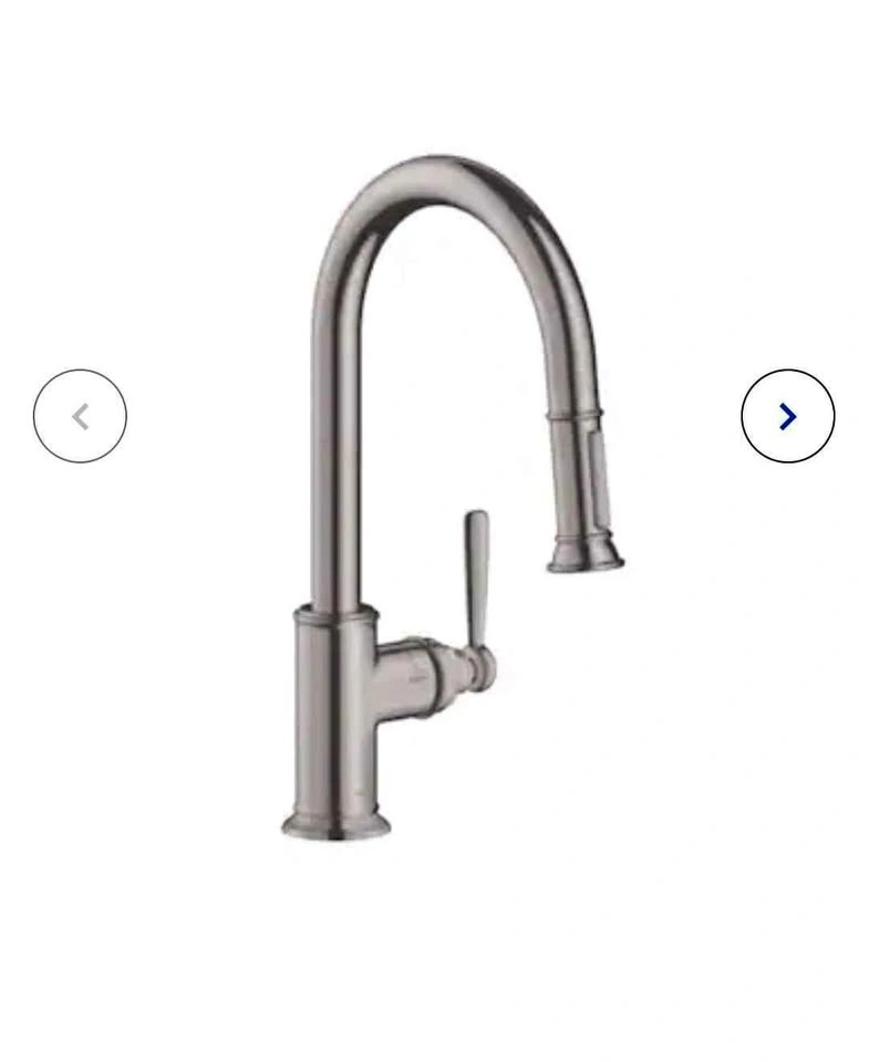 Hansgrohe Montreux Steel Optic Single Handle Pull-down Kitchen F