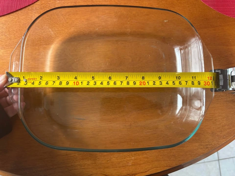 Pyrex Glass Baking Dish with Lid 12x8 inch - photo 2