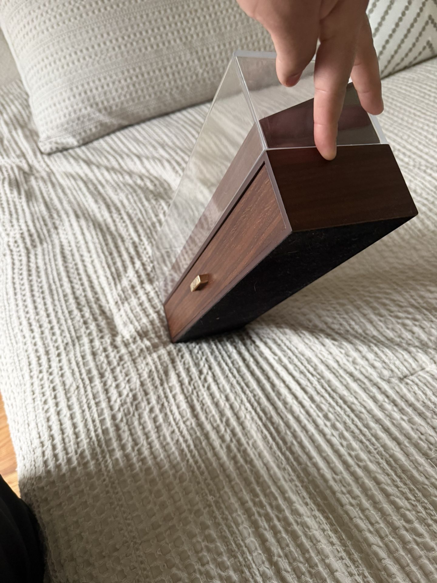 6 Slot Wooden Watch Box - photo 4