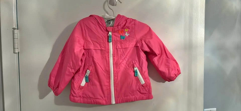 Carters Fleece Lined Size 12 Months Spring/Fall Jacket with Hood