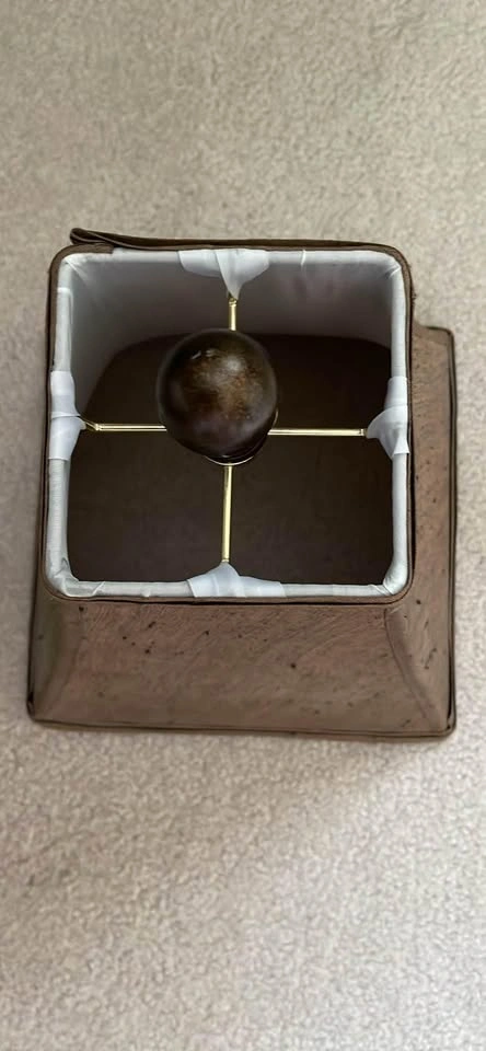 Chocolate Brown Lampshade - photo 2