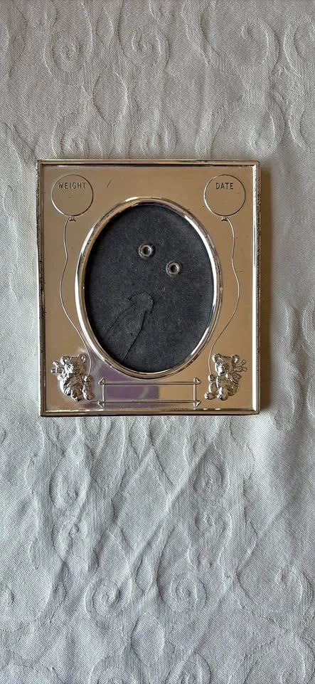 Silver Baby’s First Photo Frame 4” x 4.5”