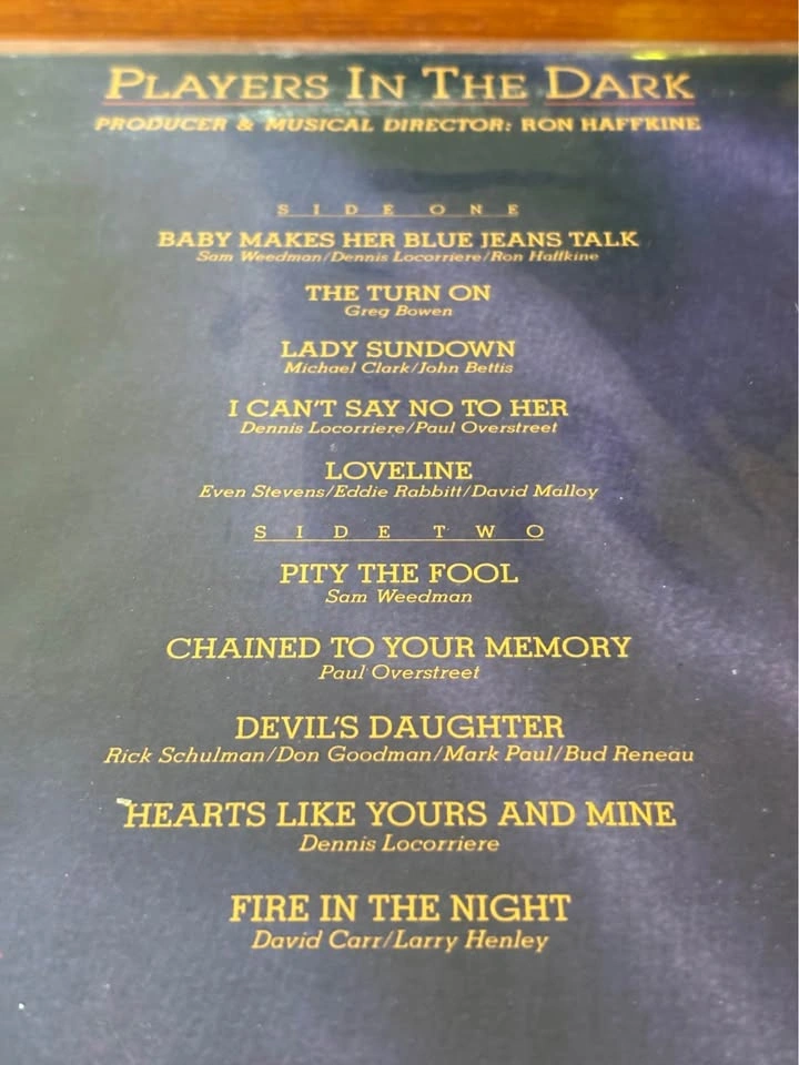 Nice vinyl record 1982 album "Players in the Dark" by Dr. Hook - photo 4