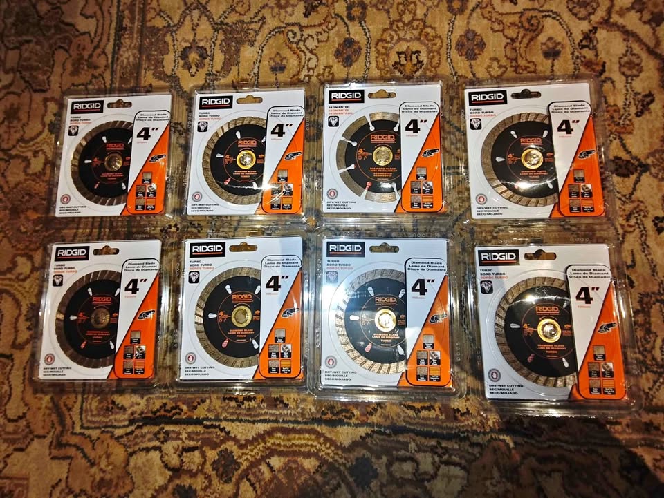 RIDGID 4 Inch Turbo Diamond Blade