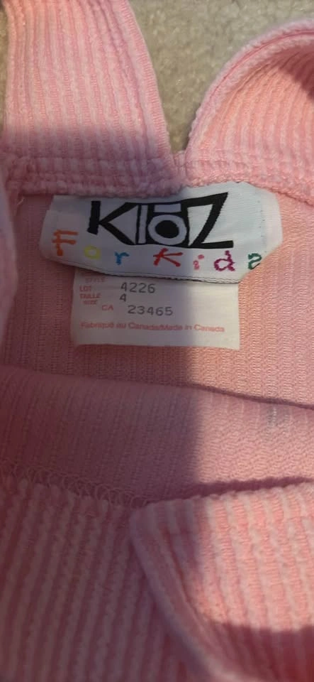 Pink Overall Cat Themed Dress Size 4 - photo 4