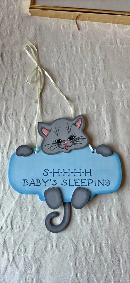 Baby’s Sleeping Wooden Sign