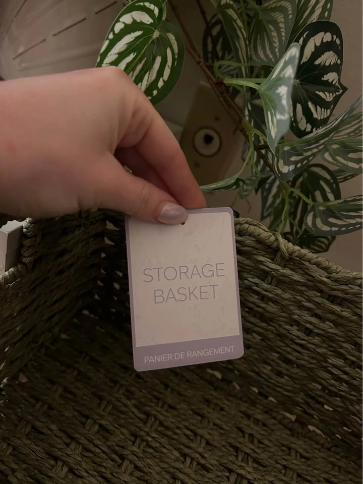 Storage basket with tag - photo 3
