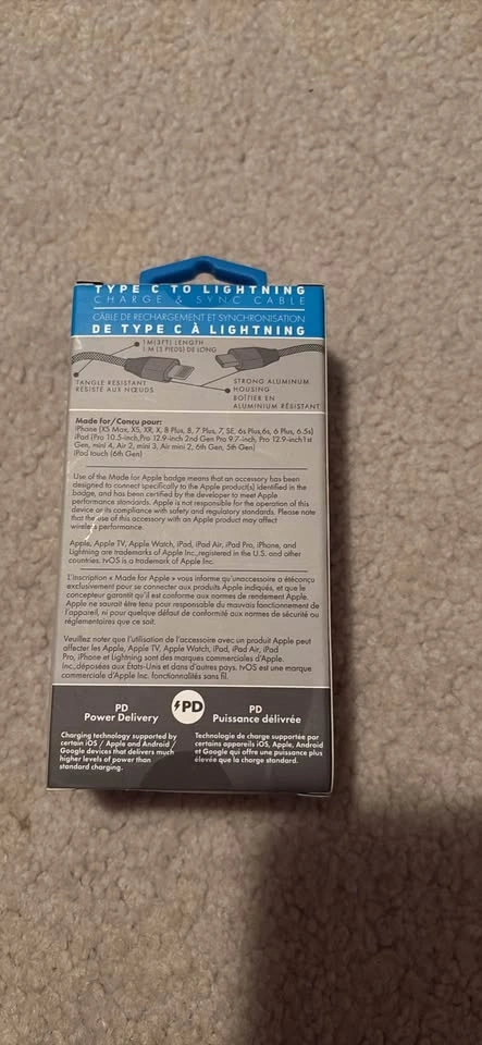 bHip Type C To Lightning Charge and Sync Cable - photo 2