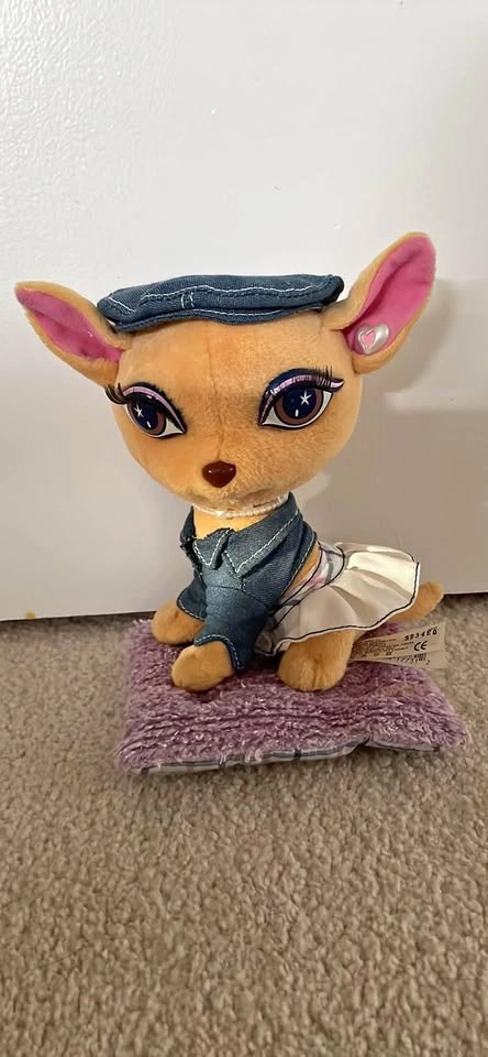 Barbie My Scene Churro plush dog 8" Mattel