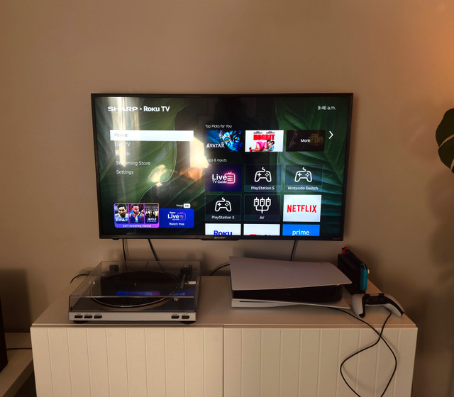 Sharp Roku 43” 4k Smart TV - photo 2