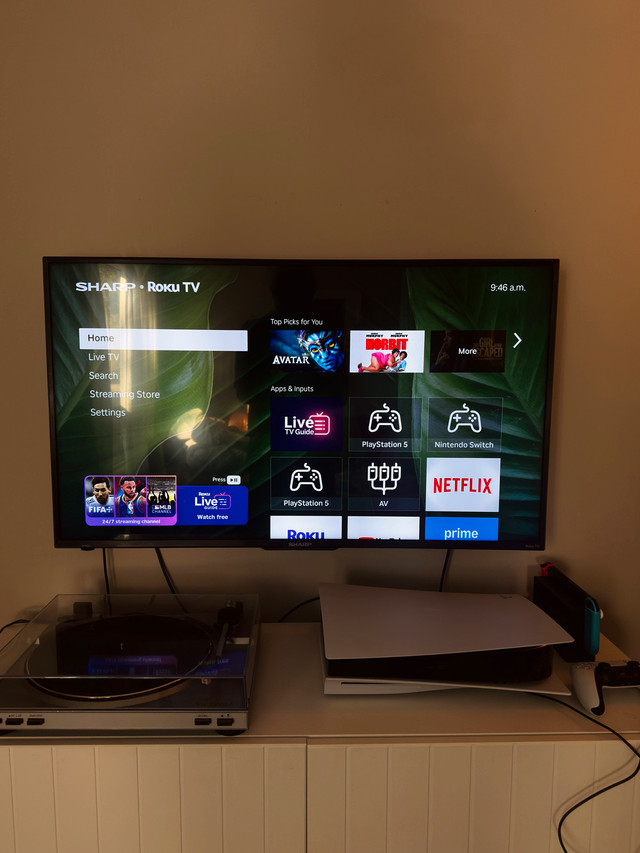 Sharp Roku 43” 4k Smart TV - photo 3