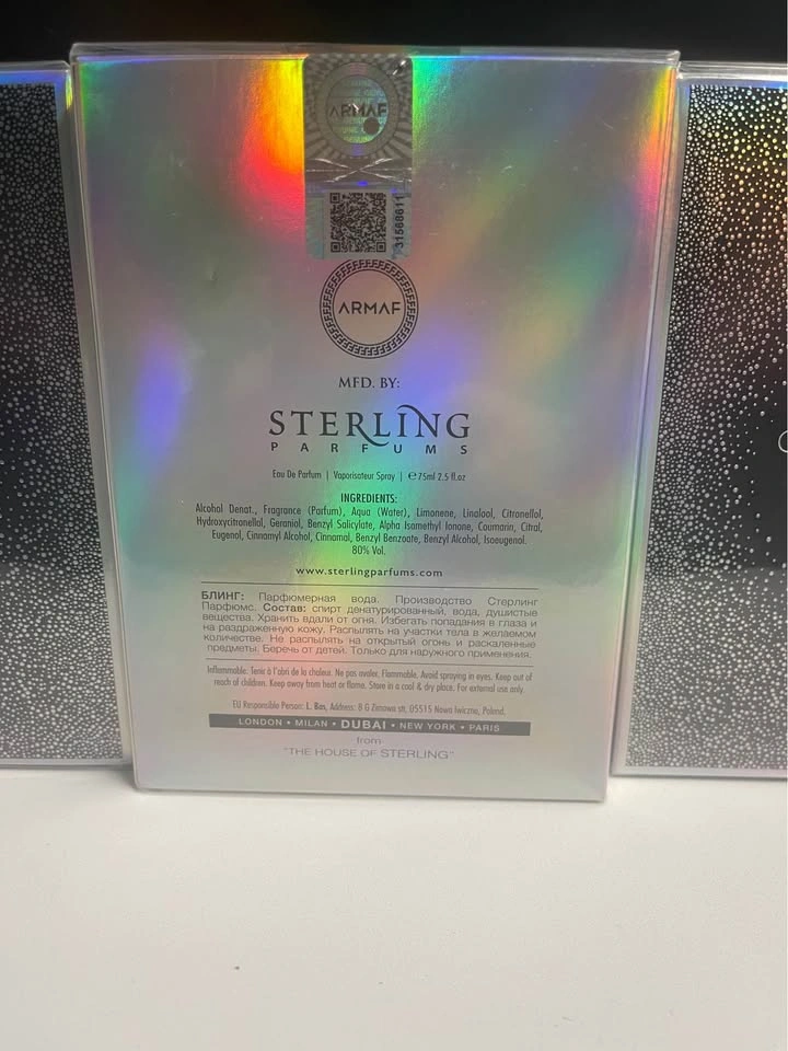 Armaf Club de Nuit Bling EDP 75ml New Sealed - photo 4