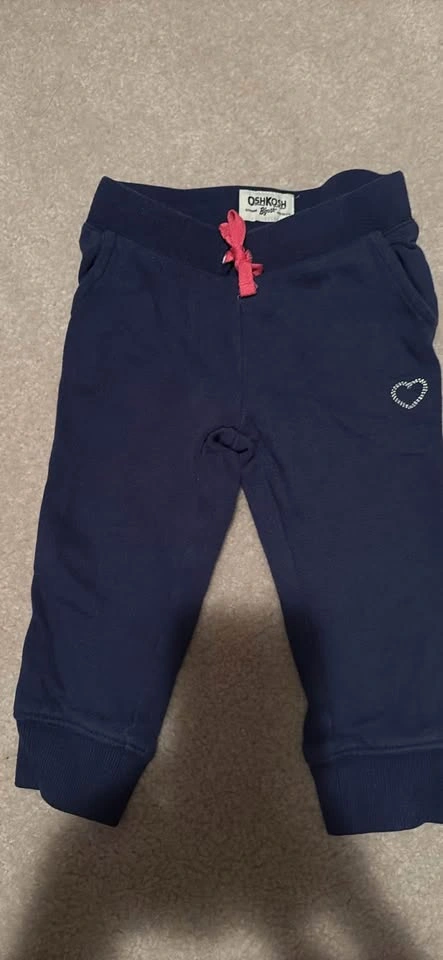 Osh Kosh Navy Hoodie and Sweatpants Set Size 18 months - photo 2