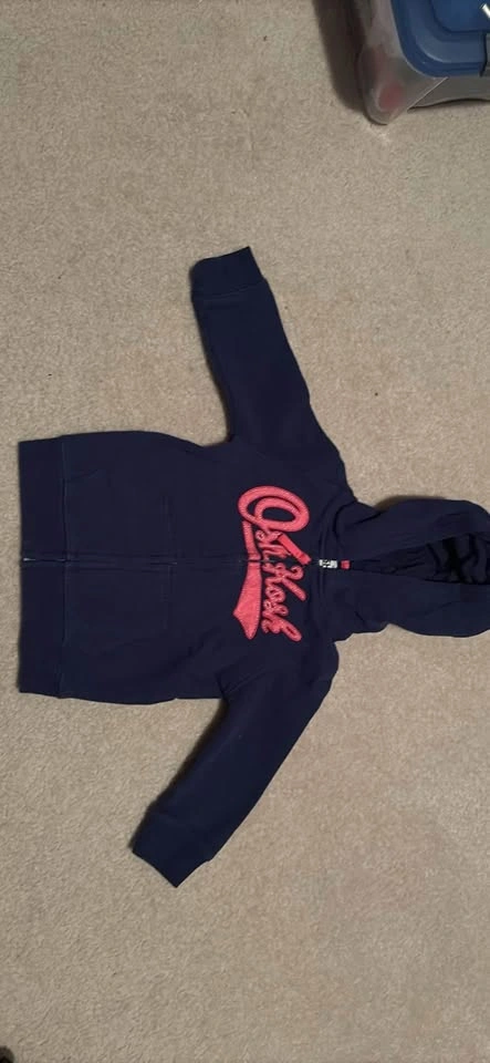 Osh Kosh Navy Hoodie and Sweatpants Set Size 18 months - photo 3