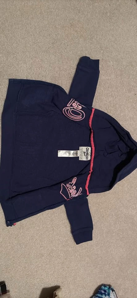 Osh Kosh Navy Hoodie and Sweatpants Set Size 18 months - photo 4