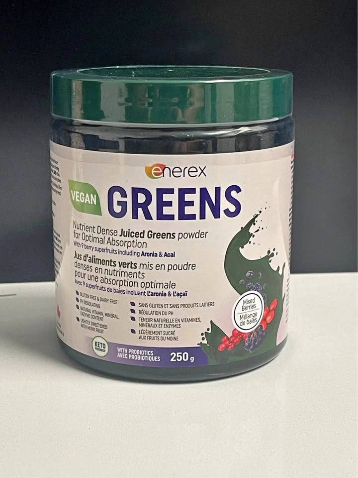 Enerex Greens Mixed Berries Powder 250g