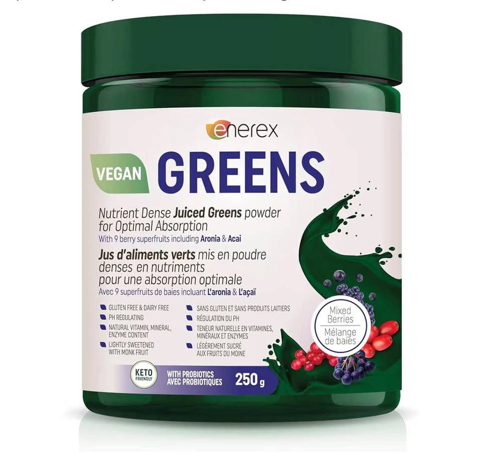 Enerex Greens Mixed Berries Powder 250g - photo 2