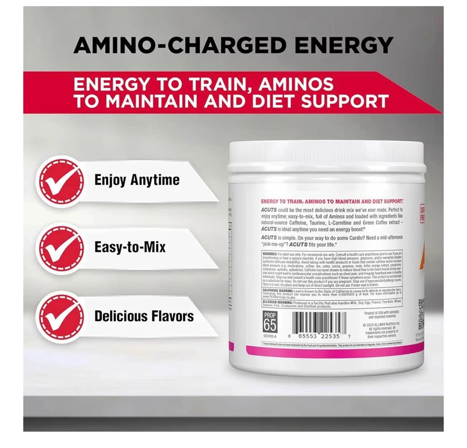ALLMAX ACUTS Energy Supplement - 5 Tubs - photo 5