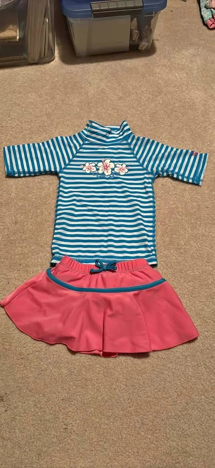 UV Skinz 12/18 Month Swimsuit with Sunhat