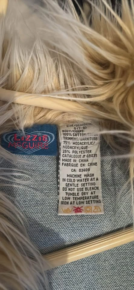 Vintage Lizzie McGuire Denim Coat Child Size 7/8 - photo 3