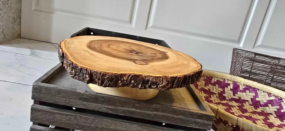 Wooden Cake Stand