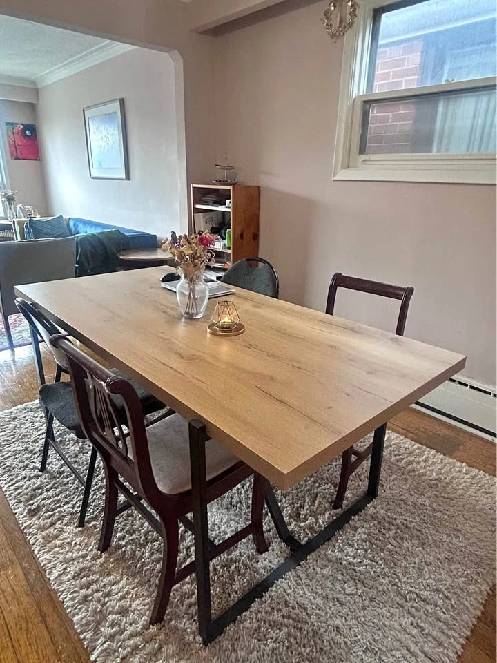 Structube ARDA Dark Oak Dining Table - Seats 6