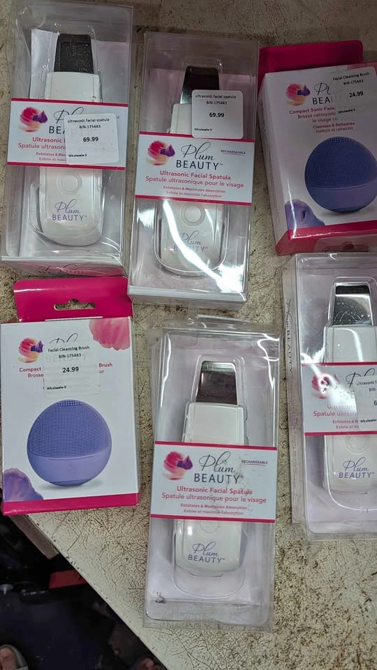 Plum Beauty Ultrasonic Facial Spatula & Sonic Cleansing Brush