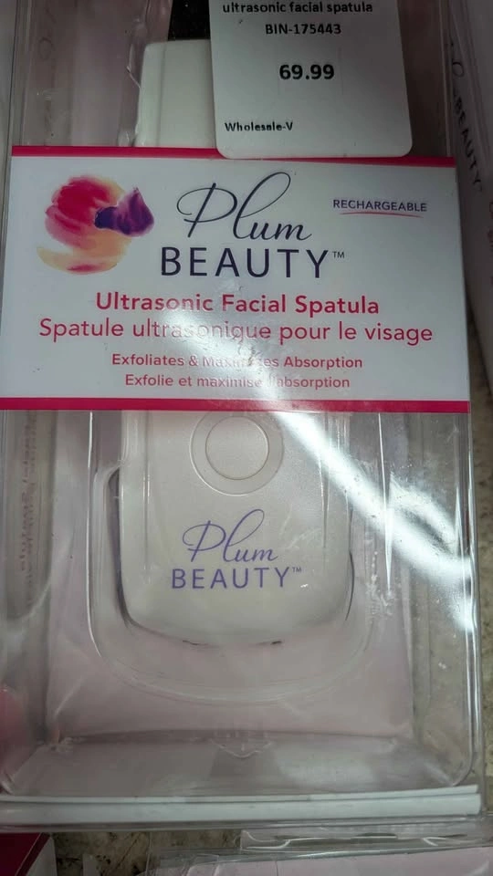 Plum Beauty Ultrasonic Facial Spatula & Sonic Cleansing Brush - photo 2