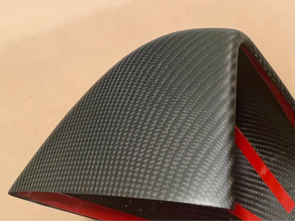 Tesla Model Y Matte Carbon Mirror Caps image indicator(10)