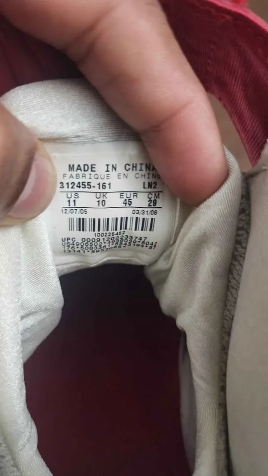 Vintage 2005 Nike Air Max Penny IV Hardaway white red us 11 image indicator(4)