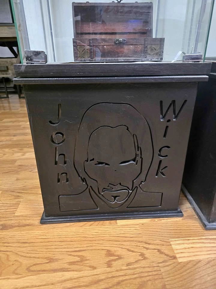 Custom John Wick Cabinet with IKEA Detolf