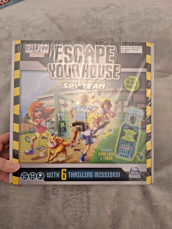 Escape Your House Spy Team Board Game