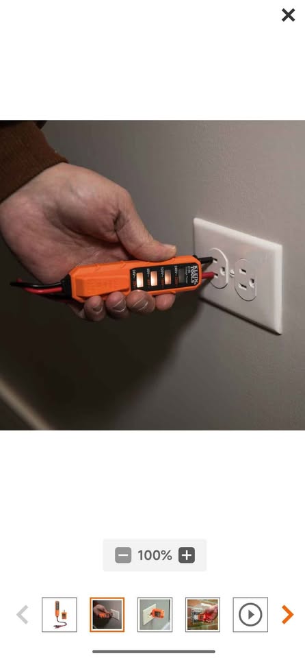 Klein Tools AC/DC Voltage and Receptacle Electrical Test Kit - photo 4