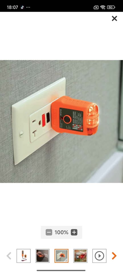 Klein Tools AC/DC Voltage and Receptacle Electrical Test Kit - photo 5